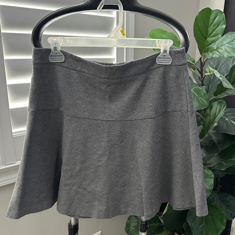 Banana Republic Charcoal Skater Skirt